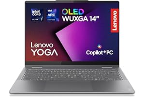Lenovo Yoga 7 (2 in 1) Notebook Copilot+ PC Convertibile Touch 14” OLED WUXGA (1920x1200), Intel Core Ultra 7 256V, RAM 16 GB, 512 GB SSD, 60 Hz, Windows 11 Home, WiFi 7 - Luna Grey