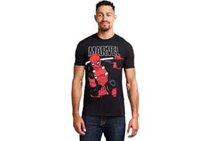 MARVEL COMICS Marvel Men's Deadpool Sword T-Shirt