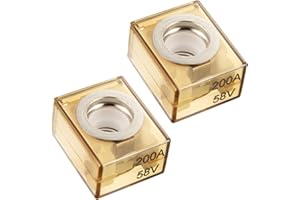 BOJACK Sicherung 200A Marine-Batteriesicherung (MRBF) 58V DC für LKW Batterie Wohnmobil Boot Auto（2 Stück）