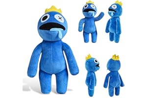 LIVESTN Peluche Amis Arc-en-Ciel, 11.8" Rainbow Friends Plush Jouets en Peluche Rainbow Friends, Rainbow Plush Doll Horror Game Poupées en Peluche pour Les Enfants et Les Fans de Jeux