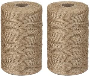 200M Juteschnur Braun - Natürliche Bastelschnur Für Garten & DIY