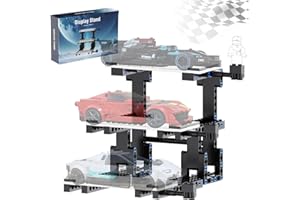 FCEYOUT Display Ständer für Lego Speed ​​Champions Bausätze, 3 Stöckiger Ständer für Lego Car 76918 76923 76934 76919 76909 76914 76917 Modell mit Fahrerdisplay, Geschenke Sammeln (220 Teile)