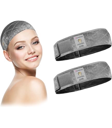 Sibba Fascia Antiscivolo Per Parrucca In Silicone – 2 Pezzi – Regolabile, Traspirante – Colore Marrone Scuro