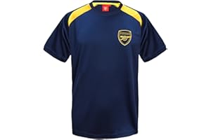 Arsenal FC Boys T-Shirt Poly Training Kit Kids Official Football Gift