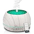 DAROMA 1000ML Essential Oil Diffuser with Bluetooth Speaker & Remote, 2024 Upgrade Aromatherapy Diffuser,Aroma Diffuse with Music Player Function,Humidifier,LED Light in 7 Colors,Home Office Bedroom