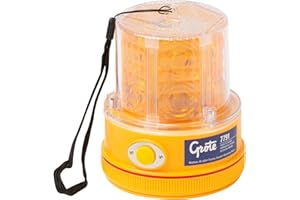 Grote 77913 Yellow 360° Portable Battery Operated LED Warning Light