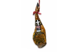 INSIGNIA IBERICA 5 Kg Jambon 50% Iberique PATA NEGRA Bellota (épaule) - De porcs ibériques nourris avec des glands et 100% naturel - Jamon Iberico de Bellota Pata Negra