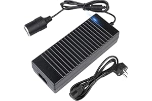 VEGENA 10 A 120 W AC na DC Adapter, Zasilacz samochodowy, Zasilacz do zapalniczki samochodowej, 110-240 V, konwerter sieciowy z zapalniczką, do lodówki samochodowej, inflatora
