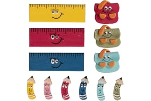 Kaffeehaus Diamant - Torten-Dekoration zur Einschulung - Backdekor für den Schulanfang für Jungen und Mädchen - Streudekor Mix - Lineale, Schulranzen, Stifte aus Fondant - Zuckerfiguren zum Schulstart