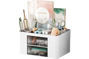 Newpop Organizer na biurko z szufladą biały