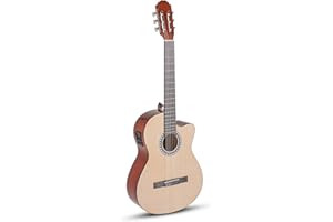 GEWA E-Akustik Klassikgitarre Basic Plus, Decke Fichte, Korpus Line, 4/4, natural