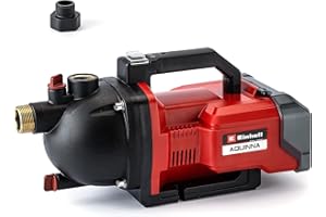 Einhell Akku-Gartenpumpe AQUINNA 36/30 Power X-Change (2 x 18V, 2-Stufen ECO-Schalter, Wassereinfüll- und Ablassschraube, Thermoschutz, Tragegriff, ohne Akkus und Ladegerät)