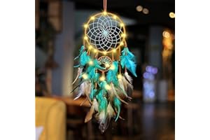 ‎DSAREN Dsaren Bohemian Dekoration Traumfänger Mädchen Handgefertigt Dreamcatcher Spitze Traumfänger Federn für Gute Träume Wandbehang Auto Raum Mädchen Kreatives Geschenk
