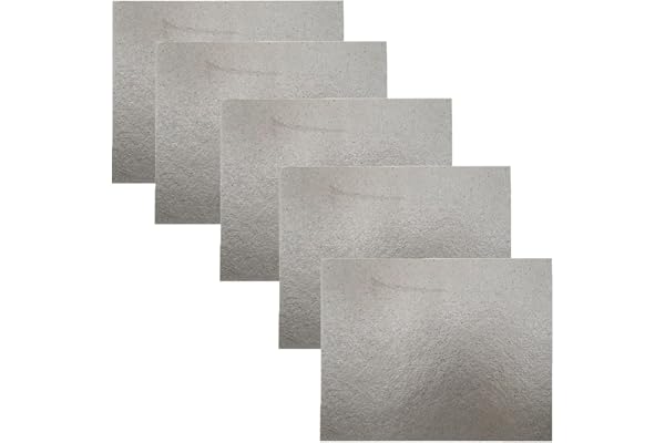 ieron 5 st ersättning mikrovågsugn glimmerplatta ark vågstyrande skydd universell ugn glimmerfolie skuren till storlek 15 x 12 cm