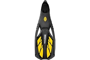 Aqua Speed INOX Pinne da Snorkeling | Pinne Nuoto | Light Diving Pinne per le vacanze | Pinne Pool | Piede pieno Pinne