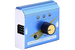 DILWE Testeur de servomoteur de Moteur RC CCPM - Testeur de cohérence de Moteur ESC - pour Avion RC Voiture, Bateau - Accessoire de pièce