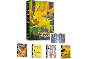 Ciovou Sammelkarten Album mit 30 Seiten 240 Karten, Sammelalbum für Pokemon Karten