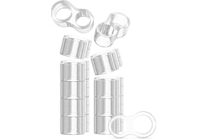 virea 12 x Fermaporta per maniglie Trasparente - - Fermaporta per proteggere pareti e mobili - - Per maniglie di porte e finestre - - Paracolpi per maniglie di porte dal design discreto