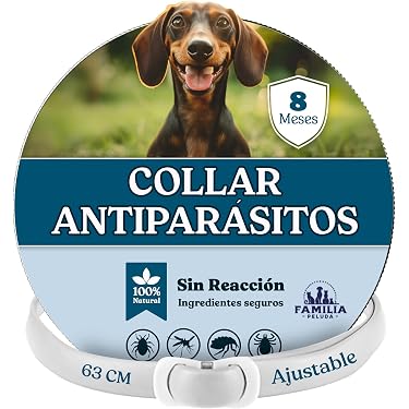 Collar Antiparasitario Para Gatos MeraPrime - 8 Meses De Protección, Ingredientes Naturales, Impermeable