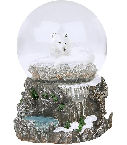 ICE ARMOR Schneekugel Mit Drachen & Glitzer – Ca. 10,8 Cm Breit, Weihnachtliche Deko-Figur
