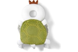 Bambebe Kopfschutz Kissen Infant Sicherheit Pads Rückenprotektor Baby Sicherheit Baby Rucksack Kleinkinder Kopfstützen-Rückenschutzkissen(Schildkröte)