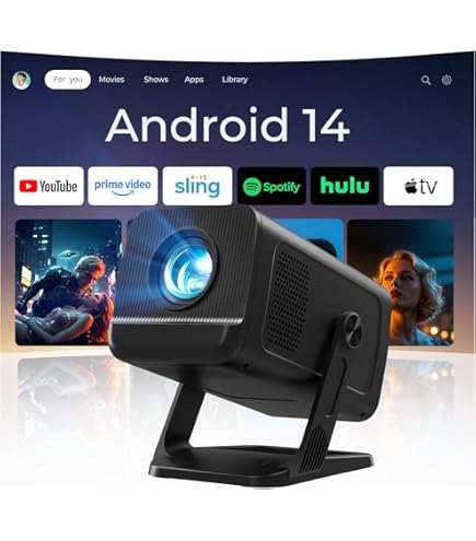 Beamer 4K 1080P Full HD ondersteund, mini-projector