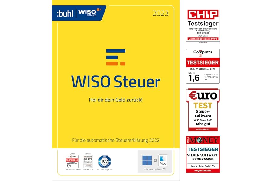 WISO Steuer 2023 (für Steuerjahr 2022) | Aktivierungscode per Email