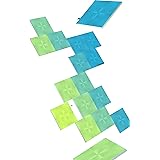 Nanoleaf Canvas Starter Kit, 17 Quadrati Pannelli Luminosi Smart LED RGBW, Applique da Parete Interno Modulari, Luci Led 16M 