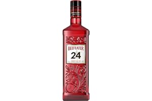 ‎BEEFEATER Beefeater 24 London Dry Gin, Premium London Dry Gin, hochwertiger Wacholderschnaps mit ausgewählten Botanicals, 0,7 L