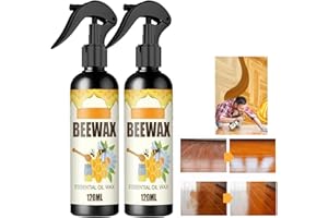 HDNAIHPP Natural Micro-Molecularized Beeswax Spray, Beeswax Spray Cleaner, Bees Wax Furniture Polish and Cleaner, Beeswax Furniture Polish Wood Wax Spray (2 PCS)