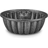 Orret Home 26 Cm Granit D&ouml;k&uuml;m Kek Kalıbı Yapışmaz Kaplama Eşit Isı Dağılımı Sağlayan Fırın Uyumlu Kek ve Tatlı Kalıbı (26 Cm 