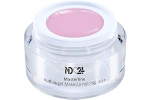 ‎ND24 NAILDESIGN Masterline Makeup Camouflage Gel milk Rose-Nude - Babyboomer- Studio-Qualität Made In Germany - 30ml