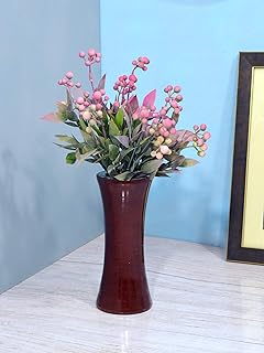 DecoreBugs Artificial Berries Bush Bunch (Multicolour, 2 Pieces, Height 28 cm Each), Artificial Flowers for Decoration Artificial Plants for Home Decor Home Decor Items