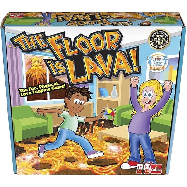 Card Games and Family Play Ages 5+ The Floor is Lava Interactive Board Game for Kids and Adults Card Games and Family Play Ages 5+ The Floor is Lava Interactive Board Game for Kids and Adults