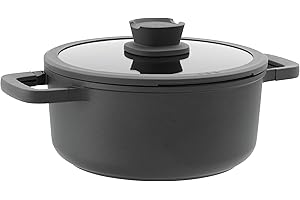 BergHOFF Leo Pentola grande con coperchio Stone 24x11 cm