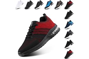 NEOKER Damskie buty do biegania męskie, trampki sportowe, buty do biegania, trampki na koturnie, buty do fitnessu, buty do biegania, czarne, niebieskie, 36-48 EU