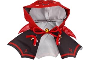 Fukaisu 17cm Ropa Muñeca Diablita, Capa y Alas de Murciélago Accesorio Ideal para Halloween Cosplay y Decoración Festiva (No Incluye Muñeca)