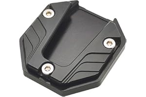 LSCUYZ Motorrad Ständer, Motorrad SeitenstäNder, Fuß Seitenverlängerung Pad Universal Motorrad Seitenständer Unterstützung Stützplatte Vergrößern Ständer Seite Stehen Vergrößern Ständer Verlängerung Pad
