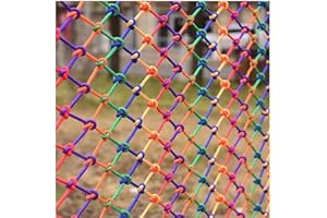 NIANTONG Spielplatz Net Kindersicherheitsnetz for Klettern, Ladungssicherungsnetze for Kinder Erwachsene Outdoor Training Sichere Schutz Indoor Outdoor-Schutz(Size:2X5M,Color:12cm)