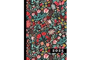 2025: A5 Kalender Planer | 1 Woche auf 2 Seiten | Jan - Dez Wochenplaner | Kalenderbuch Terminkalender | Organizer Wochenkalender | Terminplaner ... Jahresplaner Taschenkalender | Floral Muster