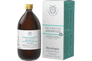 Gianluca Mech Depurativo Antartico Diuretico Secondo Il Metodo Decottopia al Gusto di Tarassaco e Carciofo, 500 Ml Liquido