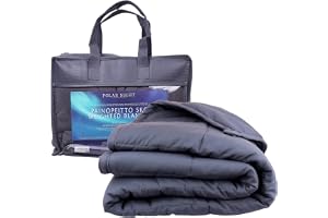 Polar Night Tyngdtäcke för vuxna - 100% mikrofiber och mikroglaspärlor - OEKO-TEX® 100 Standard certifierad- giftfritt, ekologiskt och allergivänligt - 150 x 200 cm, 13 kg