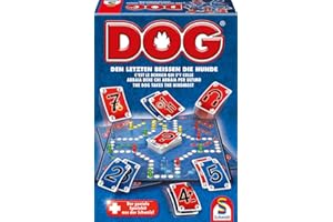 Schmidt Spiele 49201 Dog, Den letzten beissen die Hunde, Familienspiel, für 2 bis 6 Spieler