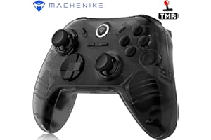 Machenike Manette de Jeu Sans Fil G1PRO – Joysticks et Déclencheurs TMR sans Dérive, Taux de Réponse de 1000Hz, Mode Turbo, Vibration à Double Moteur, Compatible avec PC/Switch/iOS/Android (Nero)
