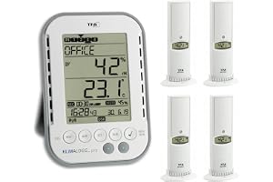 TFA Églises organe Surveillance Klimalogg Pro Plus 30.3039.10.Plus Anthracite INCL. Transmetteur 4 pièces Température d'humidité 30.3180