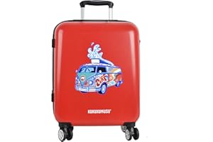 Kukuxumusu Maleta Cabina de Viaje rígida, 4 Ruedas 360 Grados, 56,5x42x21 cm, ABS y Policarbonato, con Candado Integrado