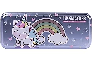 Lip Smacker Color Tin, Set de Maquillaje para Niños con Brillos de Labios y Cremas para el Rostro en Diferentes Sabores y Tonos, Regalo Todo en Uno para el Look Creativo de tus Niños