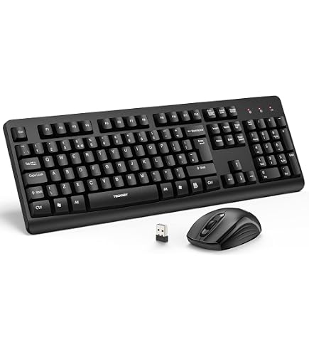Techmade KM001 Kit Combo Tastiera e Mouse Wireless per Windows e Mac | Mouse Wireless | Tastiera Dimensioni Standard | Tastierino | Ricevitore USB Unico per PC e Laptop | Layout Italiano QWERTY Techmade KM001 Kit Combo Tastiera e Mouse Wireless per Windows e Mac | Mouse Wireless | Tastiera Dimensioni Standard | Tastierino | Ricevitore USB Unico per PC e Laptop | Layout Italiano QWERTY