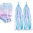 wlertcop 1Pair Bicycle Handlebar Streamers, Kids' Bikes Accessories Tassel Colorful Ribbons for Bicycle Handlebar Scooter Handgrip Children's Bike Micro Scooter