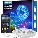Govee WiFi LED Strip 5 m, Smart RGB LED Strip, App Control, Music Sync, Works with Alexa and Google Assistant, Colour Changin